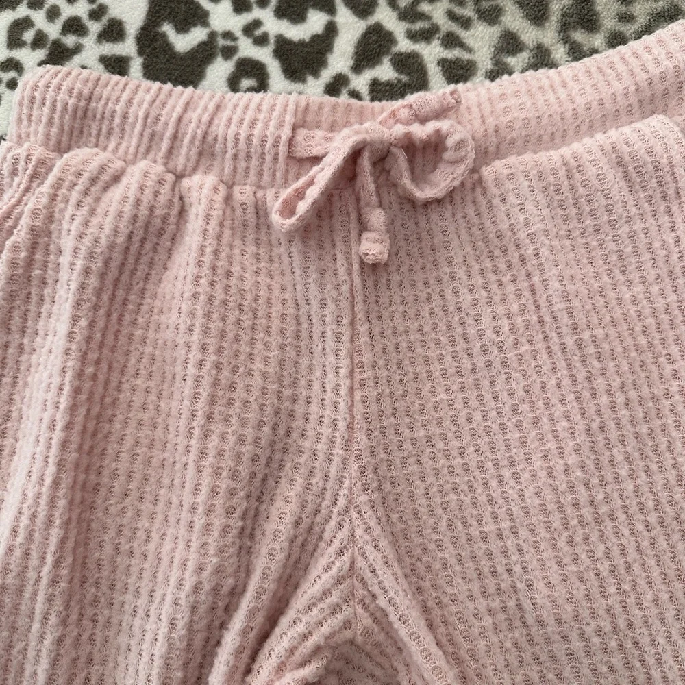 NWOT Born Sleepwear Loungewear Jogger Pajama Bottoms in Pink Size Mediun